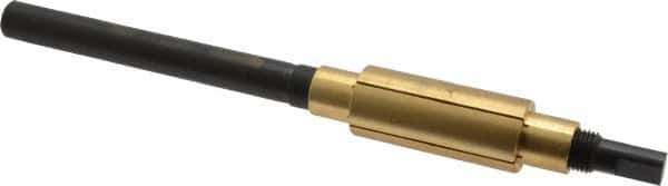 Made in USA - 7-1/4" Length x 7/8" Diam Through Hole Barrel Lap - 1/2" Arbor Diam, 3" Barrel Length, Eccentric Slot - Apex Tool & Supply