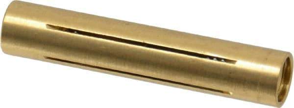 Made in USA - 7/32" Diam Through Hole Barrel Cylinder - 1.1" Barrel Length, Eccentric Slot - Apex Tool & Supply