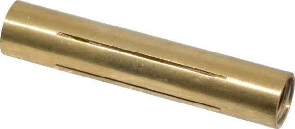 Made in USA - 5/16" Diam Through Hole Barrel Cylinder - 1.57" Barrel Length, Eccentric Slot - Apex Tool & Supply