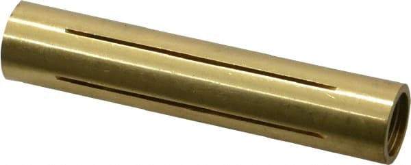 Made in USA - 13/32" Diam Through Hole Barrel Cylinder - 2" Barrel Length, Eccentric Slot - Apex Tool & Supply