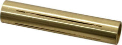 Made in USA - 15/32" Diam Through Hole Barrel Cylinder - 2-1/4" Barrel Length, Eccentric Slot - Apex Tool & Supply