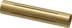 Made in USA - 1/2" Diam Through Hole Barrel Cylinder - 2-1/2" Barrel Length, Eccentric Slot - Apex Tool & Supply