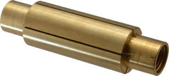 Made in USA - 7/8" Diam Through Hole Barrel Cylinder - 3" Barrel Length, Eccentric Slot - Apex Tool & Supply