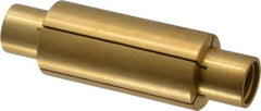 Made in USA - 15/16" Diam Through Hole Barrel Cylinder - 3" Barrel Length, Eccentric Slot - Apex Tool & Supply