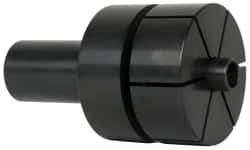 Mitee-Bite - 0.71 to 2.09" Expansion Diam, 4,000 Lb Holding Force, Steel ID Expansion Clamps - 2.1" Flange Diam, 3/4" Flange Thickness, 1" Mount Hole Diam, 6 Mount Holes, 1.75" Overall Height, 49 Ft/Lb Torque - Apex Tool & Supply