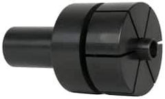 Mitee-Bite - 0.71 to 2.09" Expansion Diam, 4,000 Lb Holding Force, Steel ID Expansion Clamps - 2.1" Flange Diam, 3/4" Flange Thickness, 1" Mount Hole Diam, 6 Mount Holes, 1.75" Overall Height, 49 Ft/Lb Torque - Apex Tool & Supply