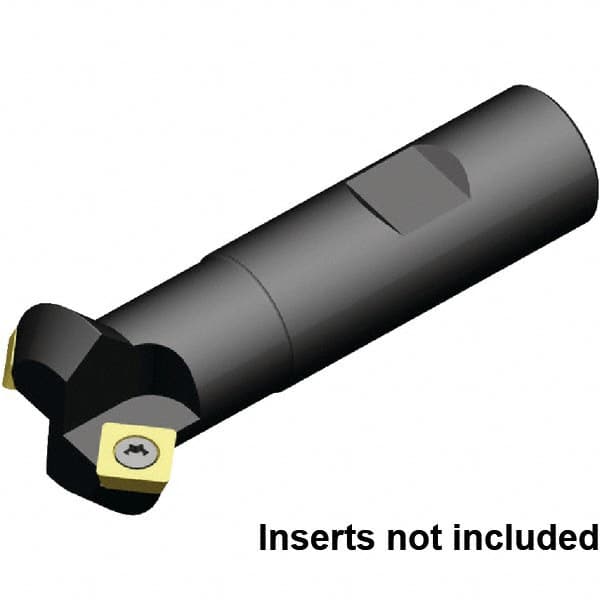 Kennametal - 12mm Cut Diam, Indexable Square-Shoulder Face Mill - Apex Tool & Supply