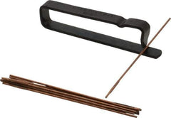 Made in USA - 2-1/2" Long x 0.046" Thick Midget Lap - 0.035" Arbor Diam, 10 Piece Set - Apex Tool & Supply