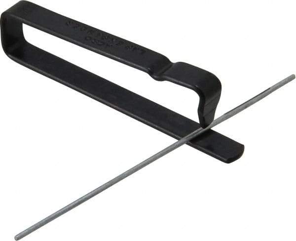 Made in USA - 3-1/4" Long x 0.062" Thick Midget Lap - 0.05" Arbor Diam, 10 Piece Set - Apex Tool & Supply