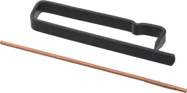 Made in USA - 3" Long x 0.079" Thick Midget Lap - 0.06" Arbor Diam, 10 Piece Set - Apex Tool & Supply