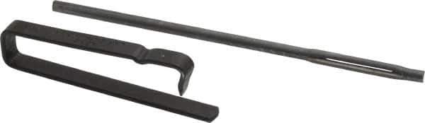 Made in USA - 4-1/4" Long x 0.17" Thick Midget Lap - 0.135" Arbor Diam, 10 Piece Set - Apex Tool & Supply