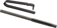 Made in USA - 4" Long x 1/4" Thick Midget Lap - 0.205" Arbor Diam, 10 Piece Set - Apex Tool & Supply