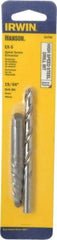 Irwin - 2 Piece Spiral Flute Screw Extractor & Drill Set - Screw Range 3/8 to 5/8" - Apex Tool & Supply