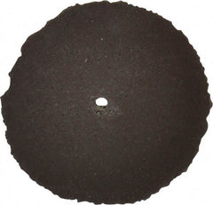 Cratex - 1" Diam x 1/16" Hole x 1/8" Thick, Surface Grinding Wheel - Silicon Carbide, Medium Grade, Rubber Bond, No Recess - Apex Tool & Supply