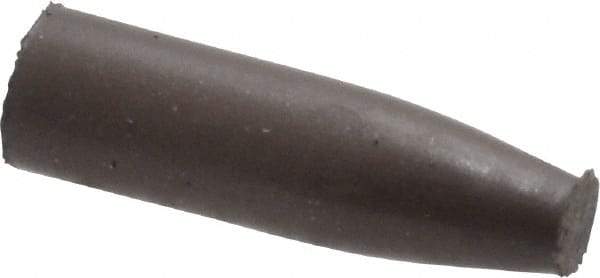 Cratex - 9/32" Max Diam x 1" Long, Cone, Rubberized Point - Medium Grade, Silicon Carbide, 1/16" Arbor Hole, Unmounted - Apex Tool & Supply