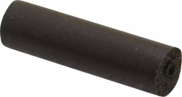Cratex - 1/4" Max Diam x 7/8" Long, Cylinder, Rubberized Point - Medium Grade, Silicon Carbide, 1/16" Arbor Hole, Unmounted - Apex Tool & Supply