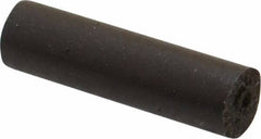 Cratex - 1/4" Max Diam x 7/8" Long, Cylinder, Rubberized Point - Medium Grade, Silicon Carbide, 1/16" Arbor Hole, Unmounted - Apex Tool & Supply