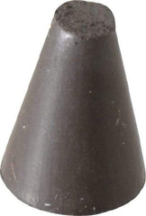 Cratex - 5/8" Max Diam x 7/8" Long, Taper, Rubberized Point - Medium Grade, Silicon Carbide, 1/8" Arbor Hole, Unmounted - Apex Tool & Supply