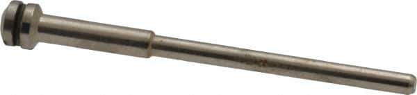 Value Collection - 3/32" Shank No. 2 Abrasive Point Mandrel - 1-3/4" Length, 1/16" Hole Compatibility, for Small Wheels - Apex Tool & Supply