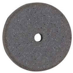 Cratex - 4" Diam x 1/2" Hole x 3/4" Thick, Surface Grinding Wheel - Silicon Carbide, Coarse Grade, 5,250 Max RPM, Rubber Bond, No Recess - Apex Tool & Supply