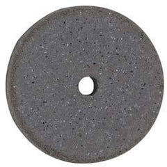 Cratex - 4" Diam x 1/2" Hole x 1/2" Thick, Surface Grinding Wheel - Silicon Carbide, Coarse Grade, 5,250 Max RPM, Rubber Bond, No Recess - Apex Tool & Supply