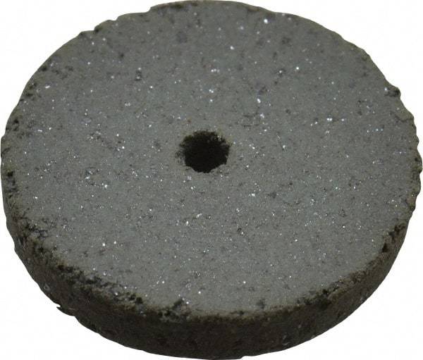 Cratex - 5/8" Diam x 1/16" Hole x 3/32" Thick, Surface Grinding Wheel - Silicon Carbide, Coarse Grade, 25,000 Max RPM, Rubber Bond, No Recess - Apex Tool & Supply