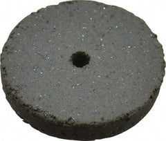 Cratex - 5/8" Diam x 1/16" Hole x 3/32" Thick, Surface Grinding Wheel - Silicon Carbide, Coarse Grade, 25,000 Max RPM, Rubber Bond, No Recess - Apex Tool & Supply