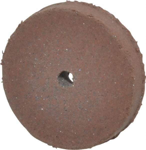 Cratex - 5/8" Diam x 1/16" Hole x 3/32" Thick, Surface Grinding Wheel - Silicon Carbide, Fine Grade, 25,000 Max RPM, Rubber Bond, No Recess - Apex Tool & Supply