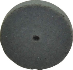Cratex - 7/8" Diam x 1/16" Hole x 1/8" Thick, Surface Grinding Wheel - Silicon Carbide, Coarse Grade, 25,000 Max RPM, Rubber Bond, No Recess - Apex Tool & Supply