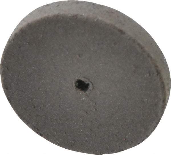 Cratex - 7/8" Diam x 1/16" Hole x 1/8" Thick, Surface Grinding Wheel - Silicon Carbide, Medium Grade, 25,000 Max RPM, Rubber Bond, No Recess - Apex Tool & Supply