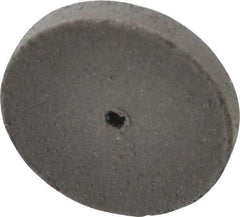 Cratex - 7/8" Diam x 1/16" Hole x 1/8" Thick, Surface Grinding Wheel - Silicon Carbide, Medium Grade, 25,000 Max RPM, Rubber Bond, No Recess - Apex Tool & Supply