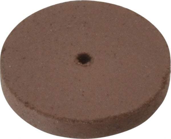 Cratex - 7/8" Diam x 1/16" Hole x 1/8" Thick, Surface Grinding Wheel - Silicon Carbide, Fine Grade, 25,000 Max RPM, Rubber Bond, No Recess - Apex Tool & Supply