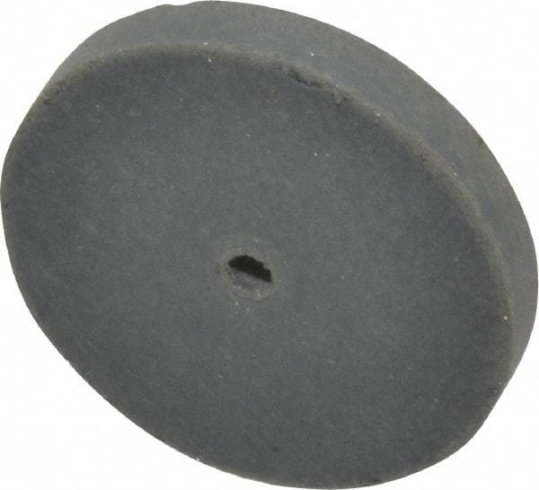 Cratex - 7/8" Diam x 1/16" Hole x 1/8" Thick, Surface Grinding Wheel - Silicon Carbide, Extra Fine Grade, 25,000 Max RPM, Rubber Bond, No Recess - Apex Tool & Supply