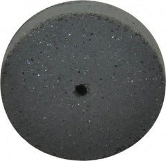 Cratex - 1" Diam x 1/16" Hole x 3/16" Thick, Surface Grinding Wheel - Silicon Carbide, Coarse Grade, 25,000 Max RPM, Rubber Bond, No Recess - Apex Tool & Supply