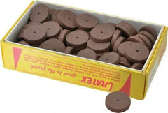 Cratex - 1" Diam x 1/16" Hole x 3/16" Thick, Surface Grinding Wheel - Silicon Carbide, Fine Grade, 25,000 Max RPM, Rubber Bond, No Recess - Apex Tool & Supply