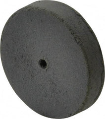 Cratex - 1" Diam x 1/16" Hole x 3/16" Thick, Surface Grinding Wheel - Silicon Carbide, Extra Fine Grade, 25,000 Max RPM, Rubber Bond, No Recess - Apex Tool & Supply