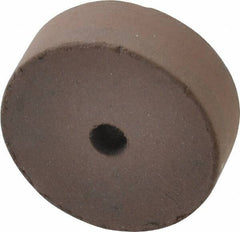 Cratex - 1-1/2" Diam x 1/4" Hole x 1/2" Thick, Surface Grinding Wheel - Silicon Carbide, Fine Grade, 15,000 Max RPM, Rubber Bond, No Recess - Apex Tool & Supply