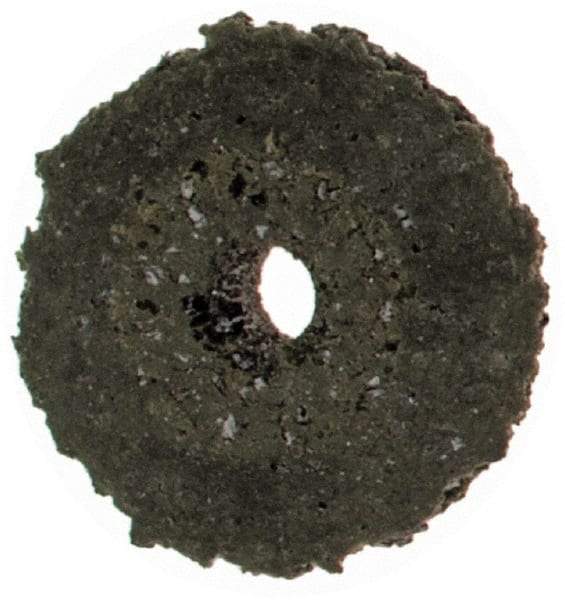 Cratex - 3/8" Diam x 1/16" Hole x 3/32" Thick, Surface Grinding Wheel - Silicon Carbide, Coarse Grade, Rubber Bond, No Recess - Apex Tool & Supply