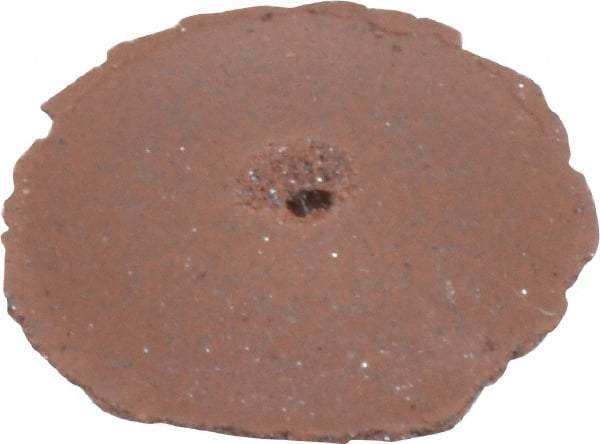 Cratex - 5/8" Diam x 1/16" Hole x 3/32" Thick, Surface Grinding Wheel - Silicon Carbide, Fine Grade, Rubber Bond, No Recess - Apex Tool & Supply