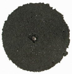 Cratex - 1" Diam x 1/16" Hole x 1/8" Thick, Surface Grinding Wheel - Silicon Carbide, Coarse Grade, Rubber Bond, No Recess - Apex Tool & Supply