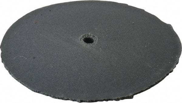 Cratex - 1" Diam x 1/16" Hole x 1/8" Thick, Surface Grinding Wheel - Silicon Carbide, Extra Fine Grade, Rubber Bond, No Recess - Apex Tool & Supply