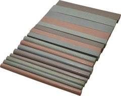 Cratex - Oblong, Round & Square Abrasive 16-Piece Block & Stick Kit - Coarse, Medium, Fine & Extra Fine Grade - Apex Tool & Supply
