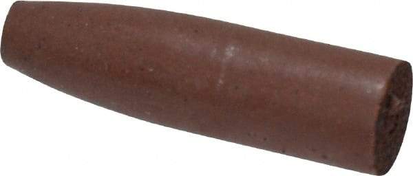 Cratex - 9/32" Max Diam x 1" Long, Cone, Rubberized Point - Fine Grade, Silicon Carbide, 1/16" Arbor Hole, Unmounted - Apex Tool & Supply