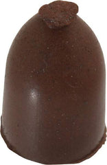 Cratex - 1/2" Max Diam x 7/8" Long, Cone, Rubberized Point - Fine Grade, Silicon Carbide, 1/8" Arbor Hole, Unmounted - Apex Tool & Supply