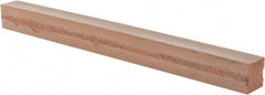 Cratex - 1/2" Wide x 6" Long x 1/2" Thick, Square Abrasive Block - Fine Grade - Apex Tool & Supply
