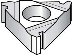 Kennametal - 16NR Internal Right Hand 10 Acme Laydown Threading Insert - Grade KC5025, TiAlN Coated Carbide, 9.53mm Inscribed Circle - Apex Tool & Supply