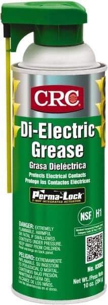 CRC - 16 oz Aerosol Silicone General Purpose Grease - Opaque White, Food Grade, 400°F Max Temp, NLGIG 2, - Apex Tool & Supply
