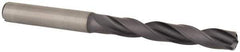 Kennametal - 7.2mm 140° Solid Carbide Jobber Drill - TiAlN Finish, Right Hand Cut, Spiral Flute, Straight Shank, 91mm OAL, Standard Point - Apex Tool & Supply