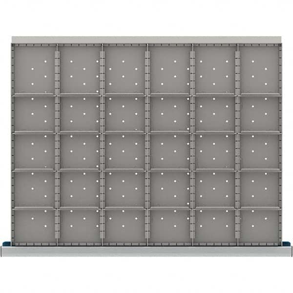 LISTA - 30-Compartment Drawer Divider Layout for 3.15" High Drawers - Apex Tool & Supply