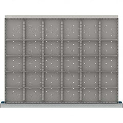 LISTA - 30-Compartment Drawer Divider Layout for 3.15" High Drawers - Apex Tool & Supply